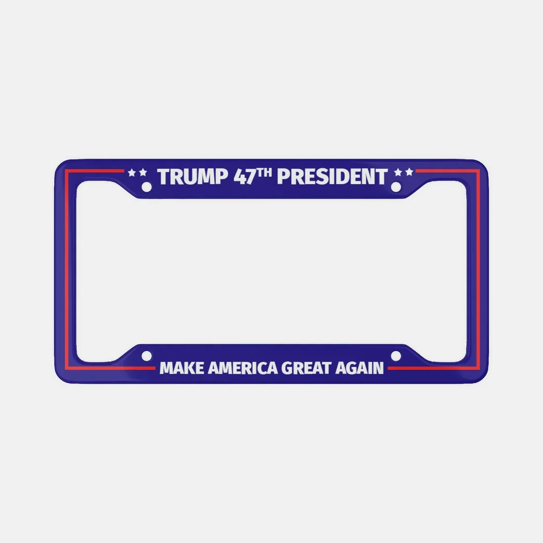 Trump 47th President - License Plate Frame