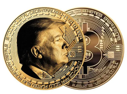 TRUMP FIRST EDITION GOLD BITCOIN COIN