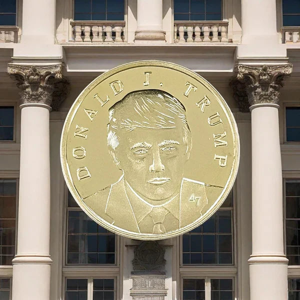 President Trump Victory Gold Coin 2025 - 47 President Edition