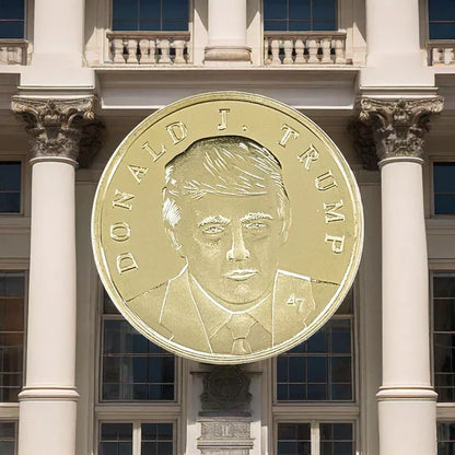 President Trump Victory Gold Coin 2025 - 47 President Edition