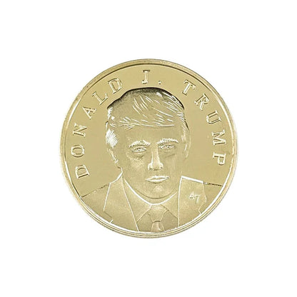 President Trump Victory Gold Coin 2025 - 47 President Edition